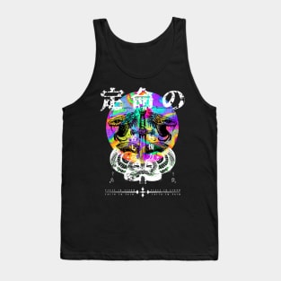 Oriental Snake Artwork | Mortal Snake | Japanese Snake Tank Top